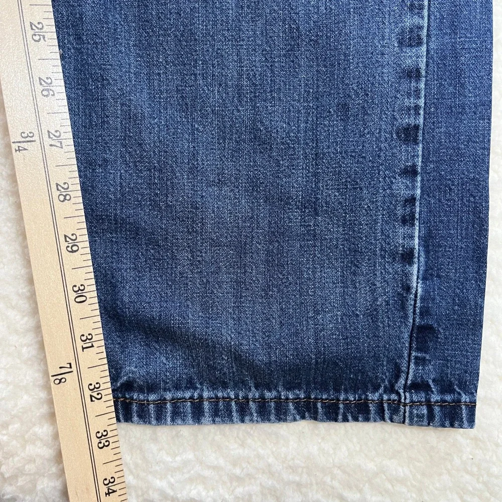 Levi's Jeans Mens 38x34 Blue 514 Straight Fit Denim Stretch Casual 00514-0308